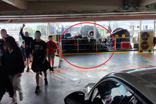 Σκουπίδια στα πορθμεία της γραμμής Κέρκυρας - Ηγουμενίτσας - Λευκίμμης